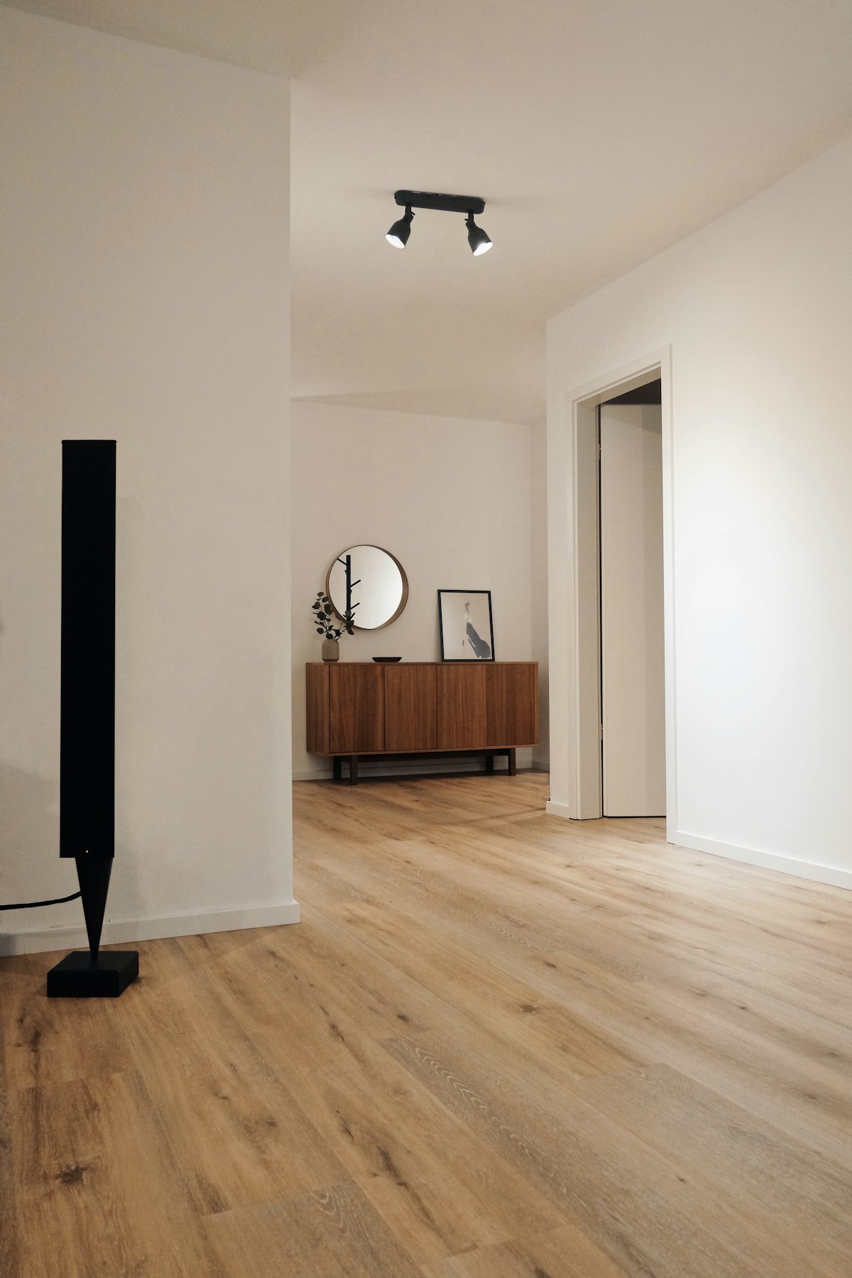 Saniertes Wohnzimmer nach der Kernsanierung